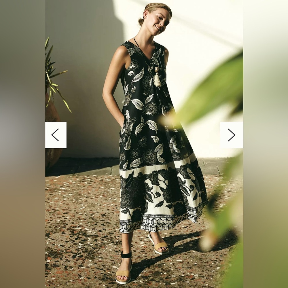 Anthropologie Soha Maxi dress by Floreat